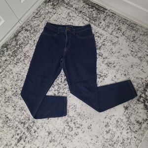 Wild Fable Dark Blue Straight Leg Skinnt Jeans